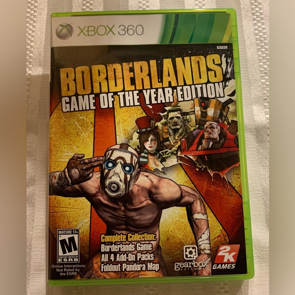 Borderlands (Game Of The Year Edition) XBOX 360 Video Game